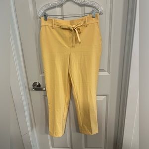 Yellow dress pants